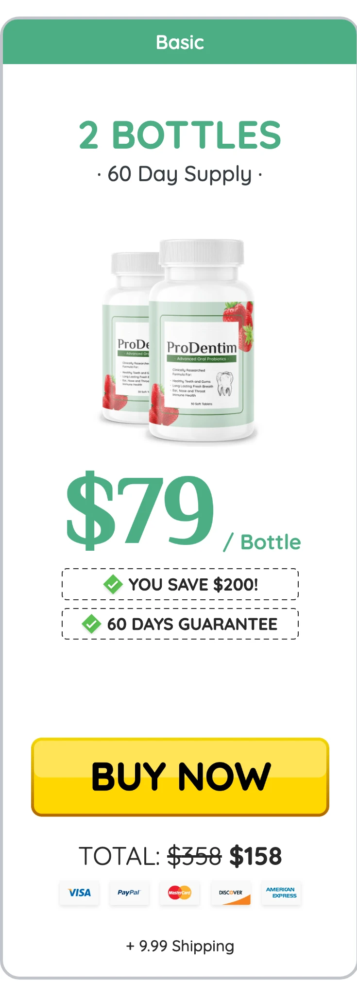 ProDentim 2 bottles